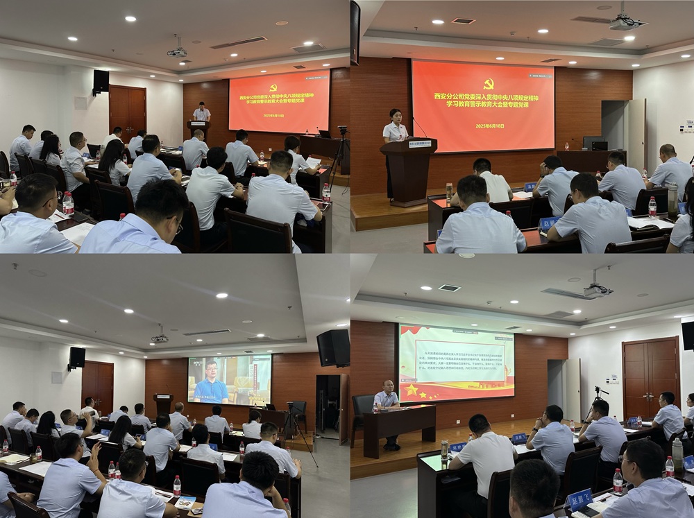 西安分公司党委召开深入贯彻中央八项规定精神学习教育警示教育大会暨专题党课.jpg